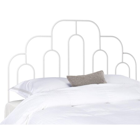 Safavieh Paloma Retro Metal Full Headboard, White HBD6201B-F